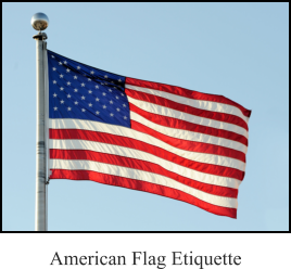 American Flag Etiquette